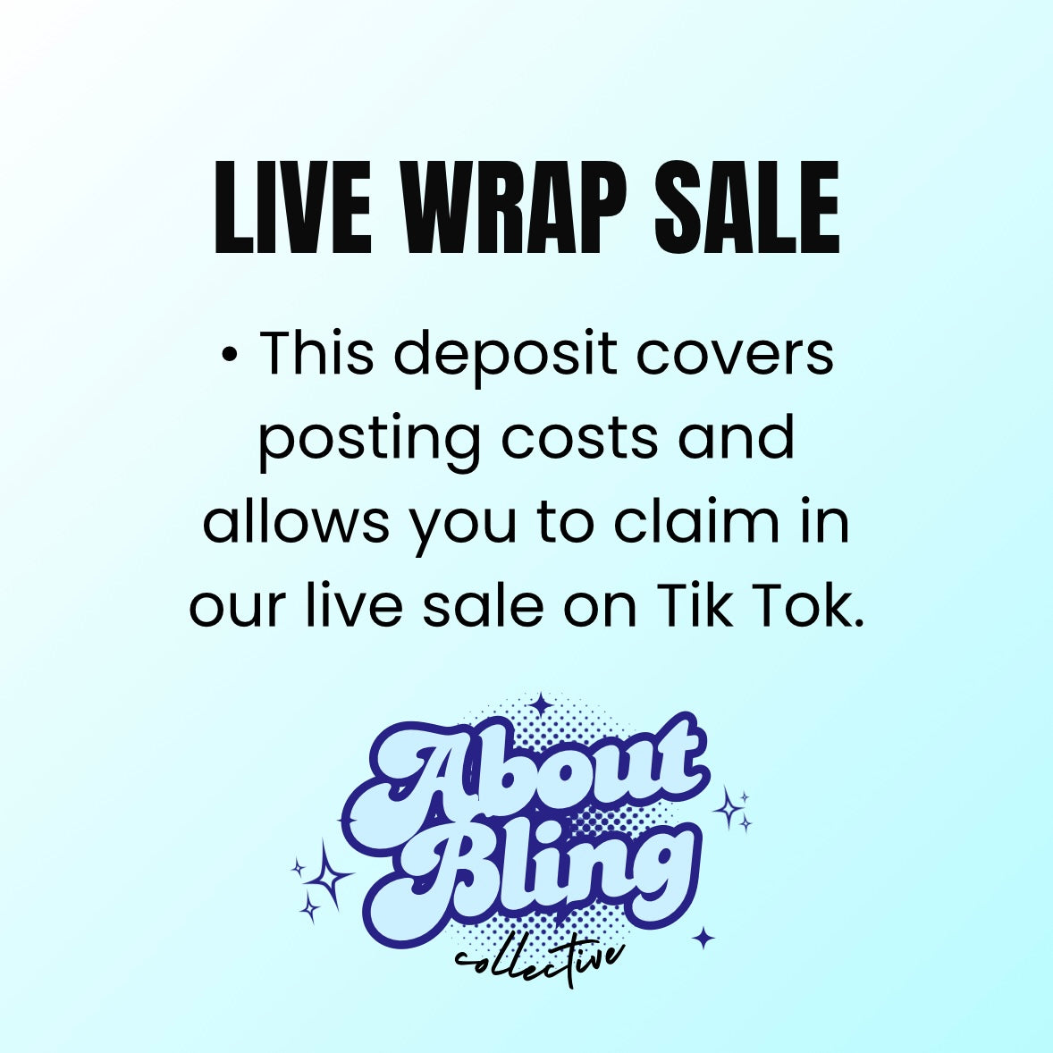Live Wrap Sale