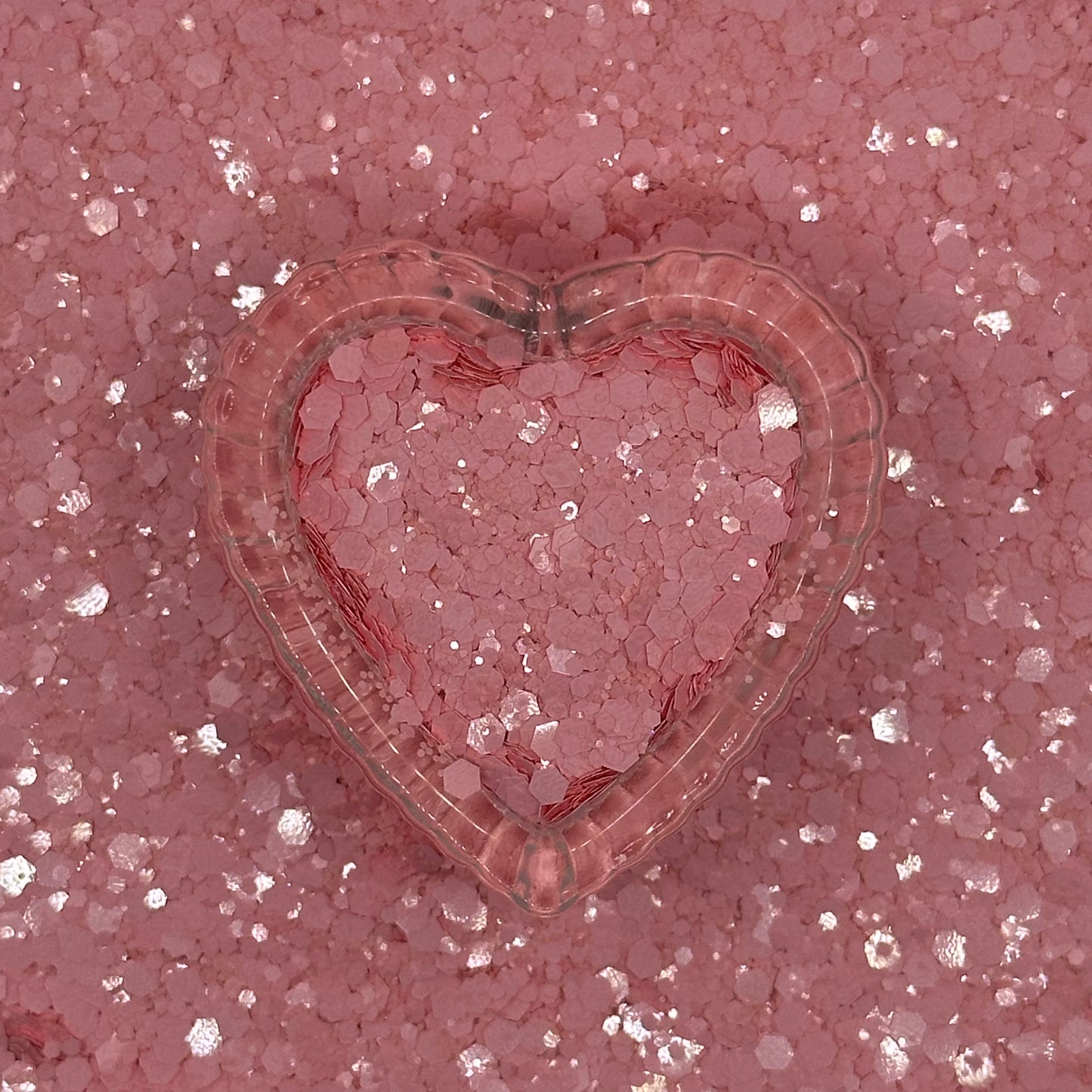 Pastel Pink Glitter - Chunky Mix