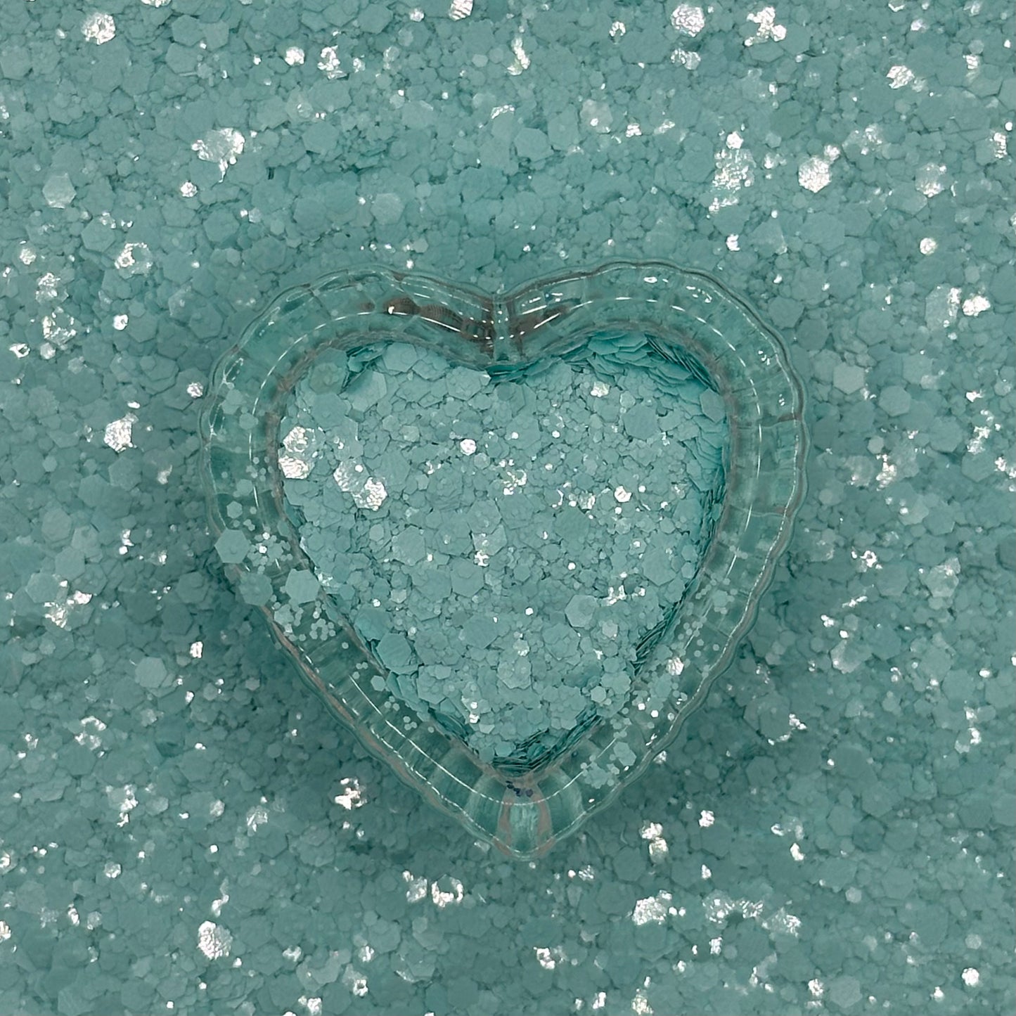 Ice Blue Glitter - Chunky Mix