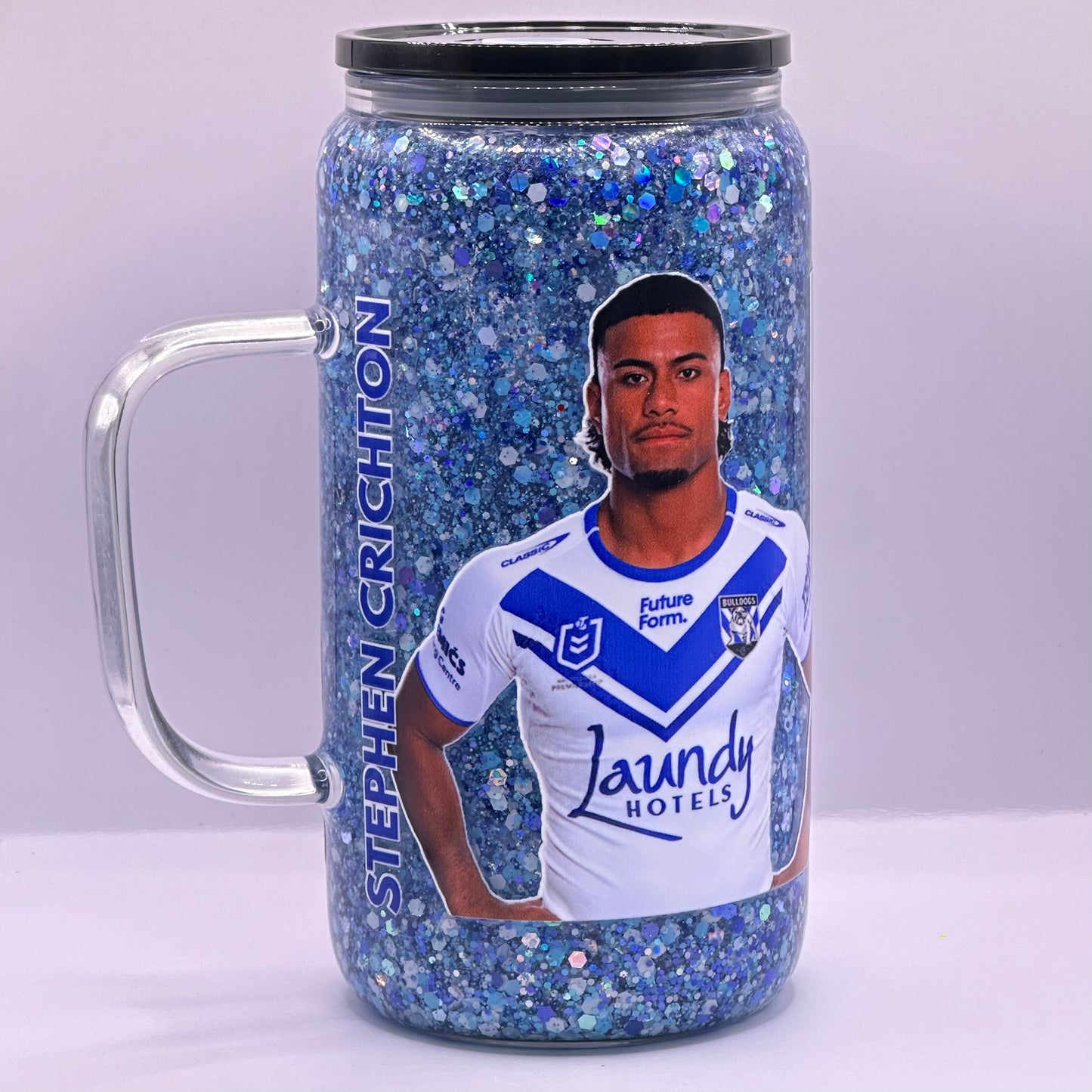 Stephen Crichton 16oz Snow Globe Glass Mug