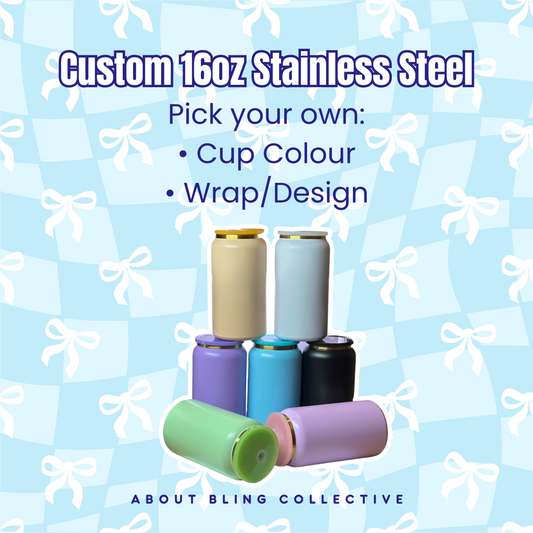 Custom 16oz Stainless Steel Cup