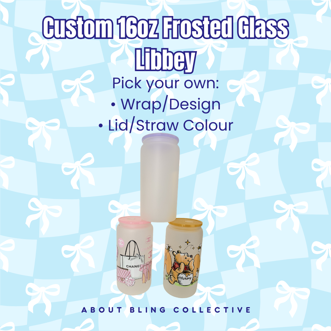 Custom 16oz Frosted Glass Libbey