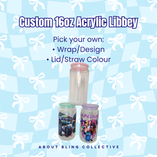 Custom 16oz Acrylic Libbey