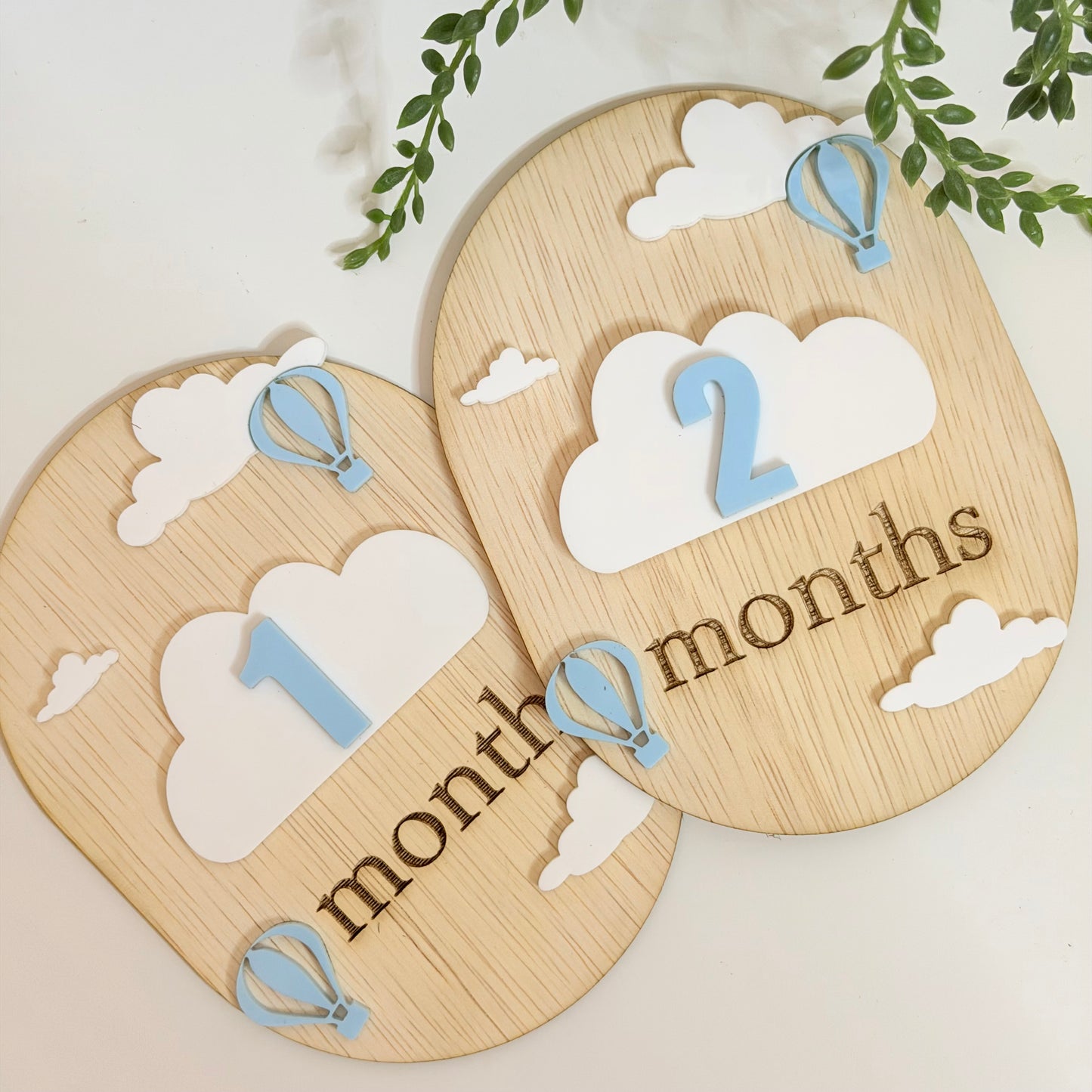Baby Milestone Set - Clouds