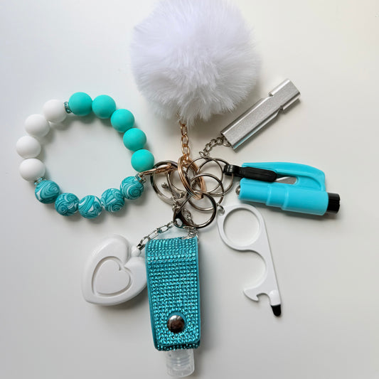 Aqua Dreams Safety Keychain