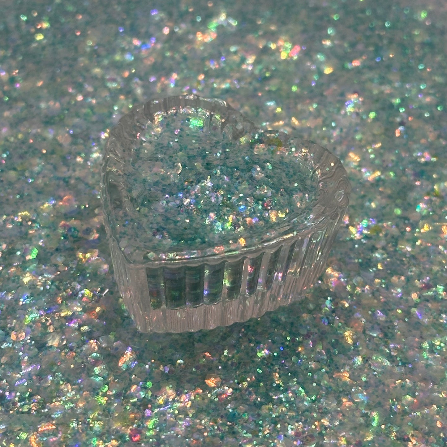 Minty Clouds Glitter - Chunky Mix