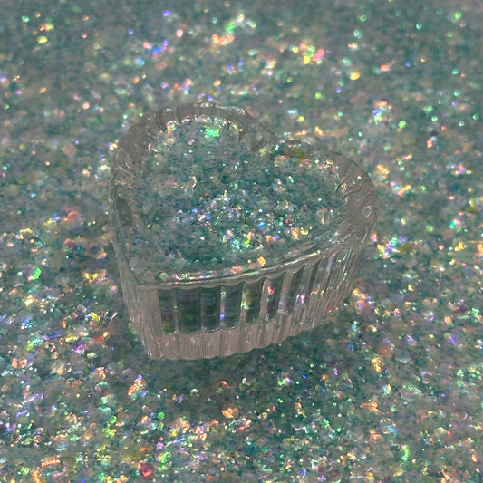 Minty Clouds Glitter - Chunky Mix