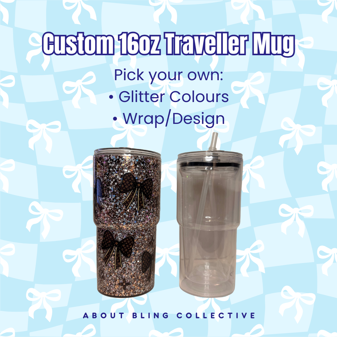 Custom 16oz Travel Snow Globe